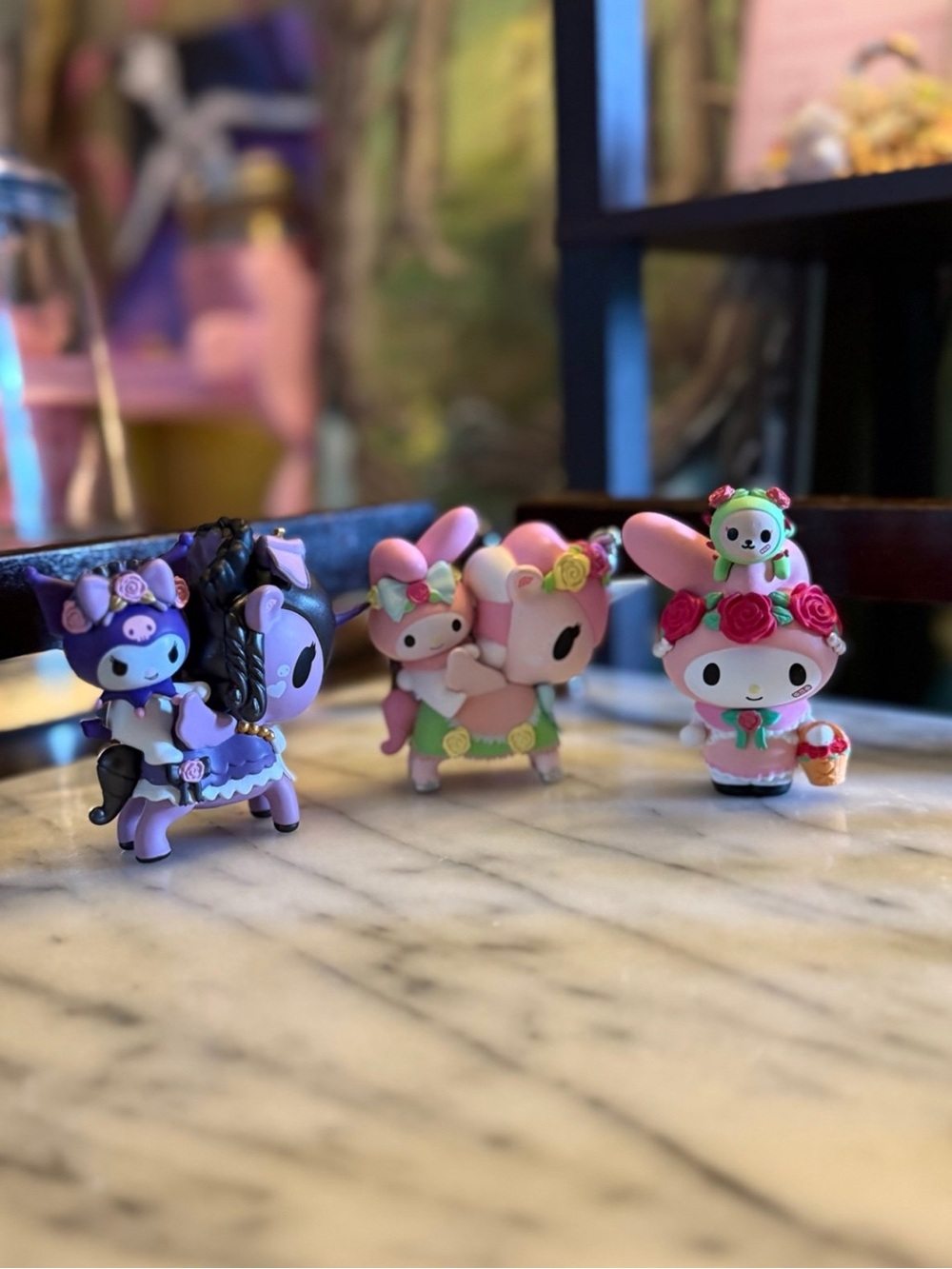 tokidoki Pink & Purple My Melody Style Collectible Figurine Set